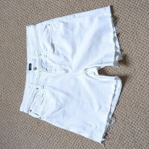 J. Crew White Denim Cutoff Jean Shorts
